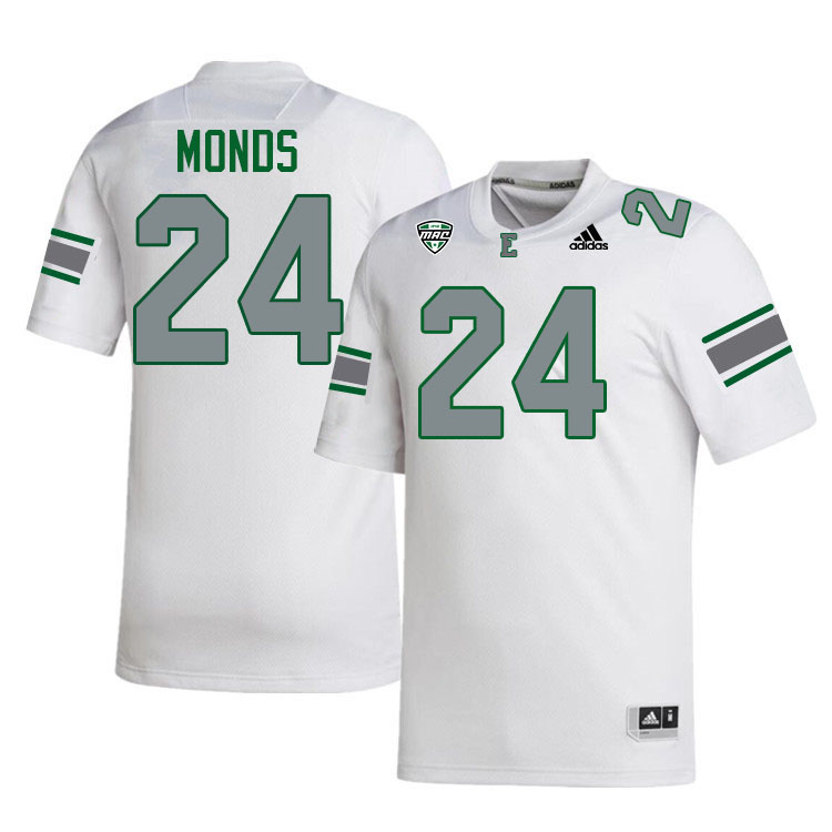 Eastern Michigan Eagles #24 Jaylyn Monds College Football Jerseys Stitched-White